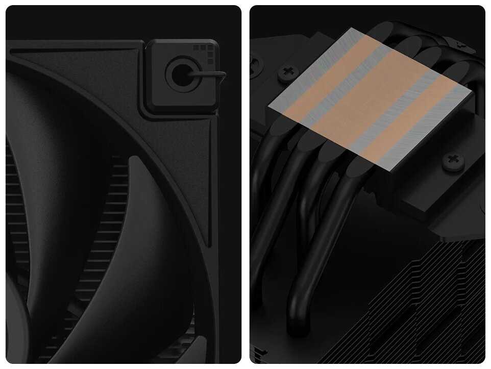 Кулер Deepcool AK400 ZERO DARK PLUS (R-AK400-BKNNMD-G-1) фотография 12