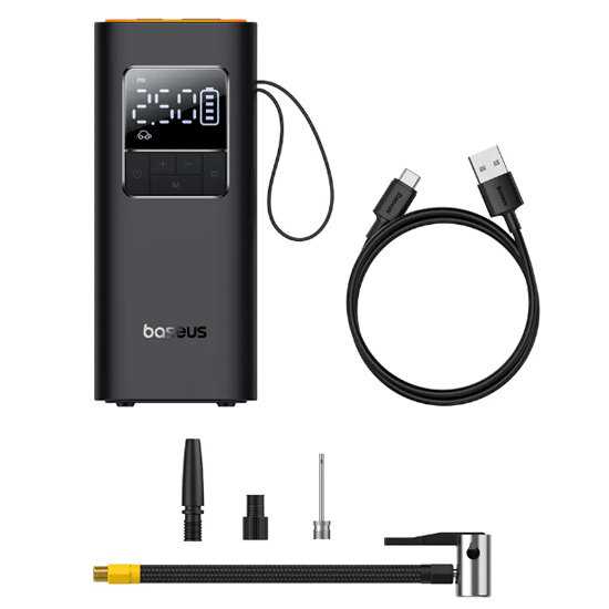Беспроводной автомобильный компрессор Baseus SuperMini Pro Series Wireless Car Inflator (C11159300111-00)