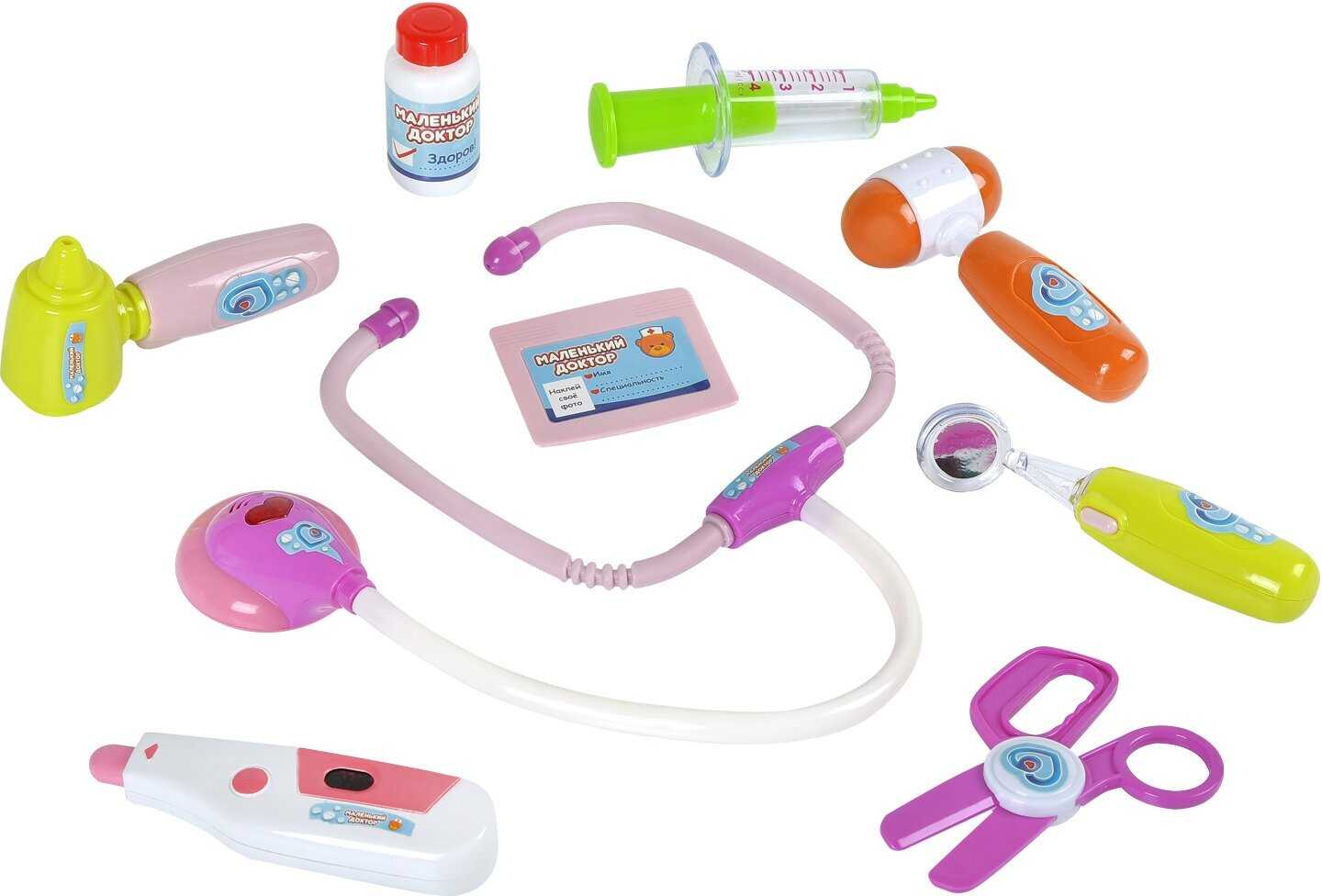 Игровой набор ABtoys Маленький доктор (9 предметов) фотография 7