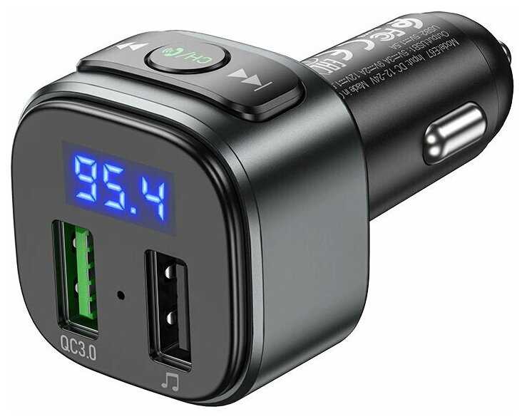 FM трансмиттер HOCO E71 (QC3.0 18W) фотография 3