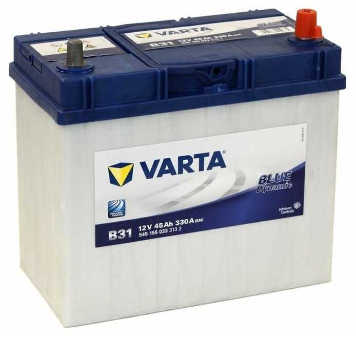Аккумулятор VARTA Blue Dynamic B31 (545 155 033) фотография 2