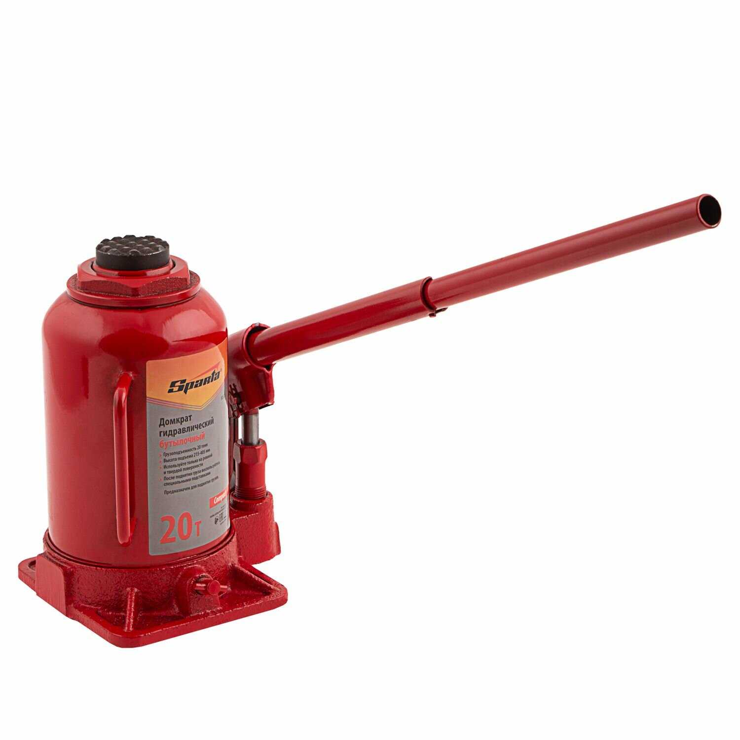 Домкрат бутылочный гидравлический Sparta Compact (50338) фотография 23