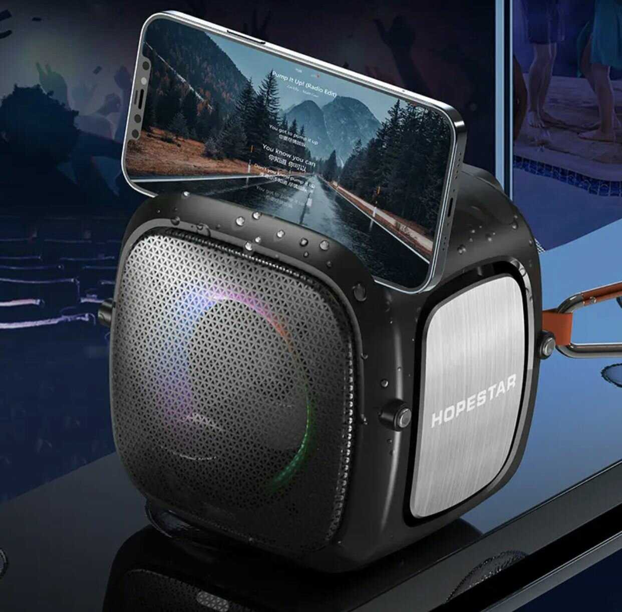 Портативная Bluetooth Колонка Hopestar Party One Mini фотография 19