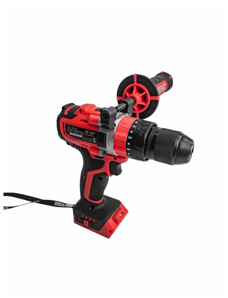 Ударная аккумуляторная дрель-шуруповерт BRAIT BCD20SUМBL-1 фотография 7
