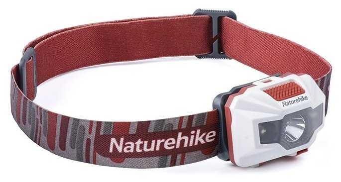 Фонарь налобный Naturehike Outdoor LED Koplamp Portable Headlamp красно-белый