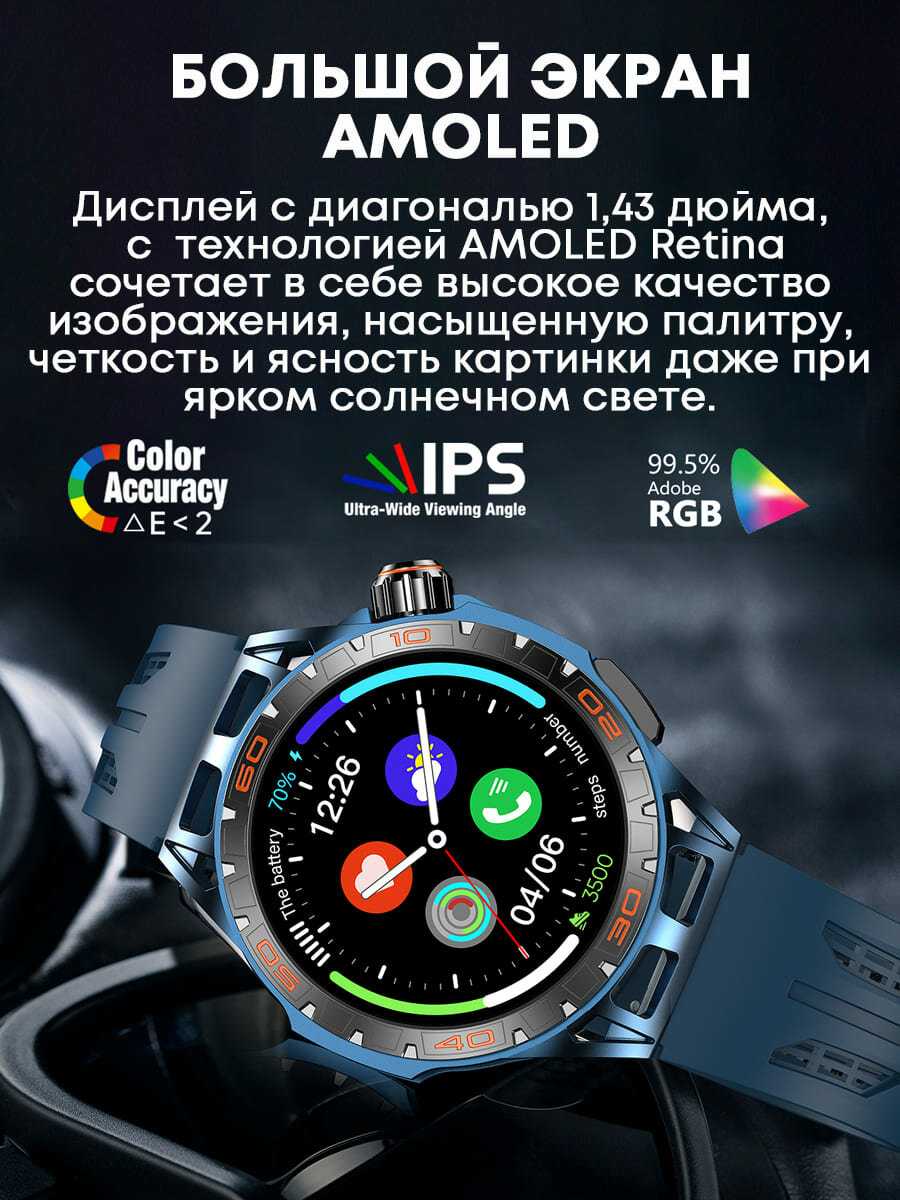 Умные часы Kingwear Amoled LA102 фотография 2