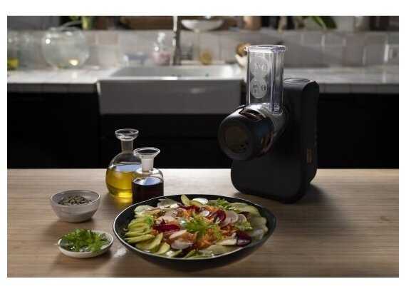 Овощерезка Moulinex Eco Respect DJ77EN10, 200 Вт, 3 насадки фотография 13