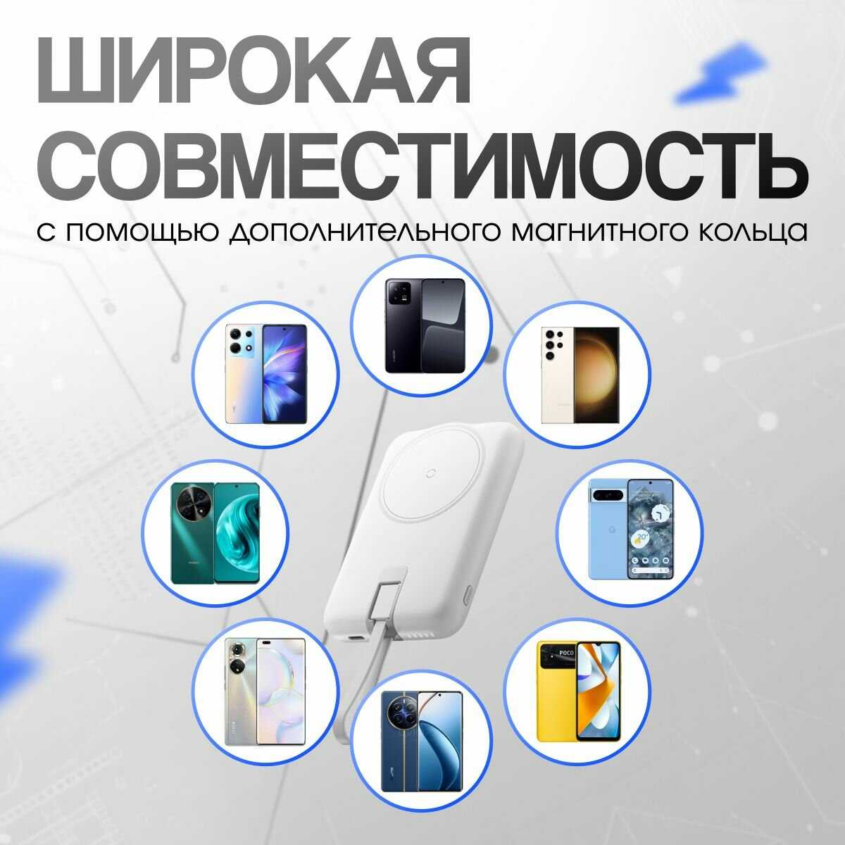 Внешний аккумулятор Movespeed Power Bank (YSPBL10-20) фотография 9