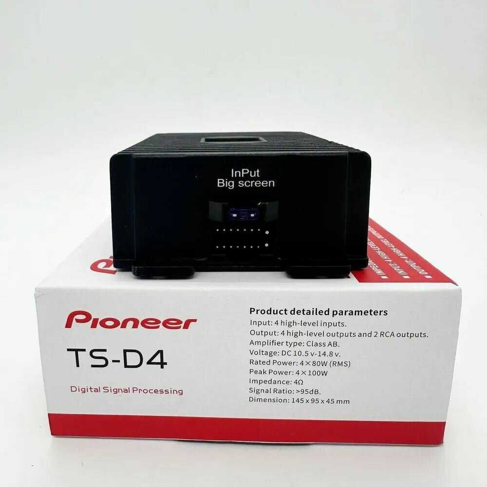 Усилитель автомобильный Pioneer TS-D4 (4x100W) фотография 3