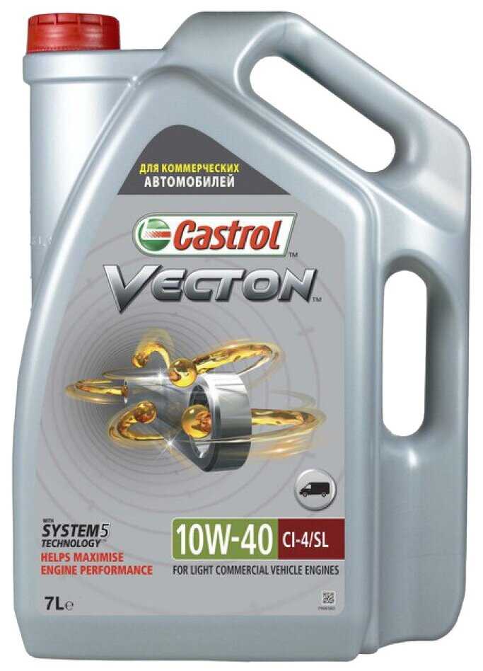 Синтетическое моторное масло Castrol Vecton 10W-40 фотография 4
