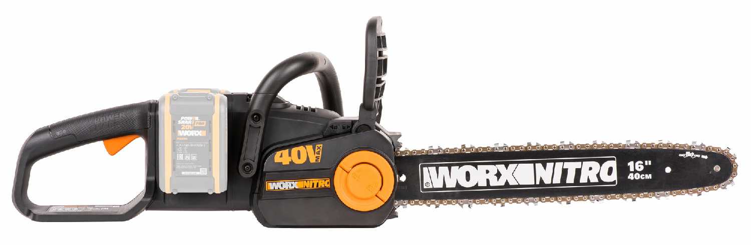 Цепная пила WORX NITRO 40В (40cm) фотография 20