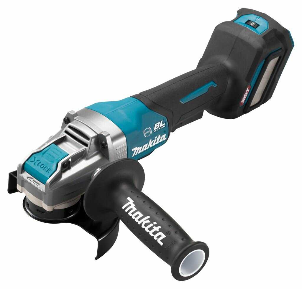 Шлифмашина угловая Makita Шлифмашина угловая аккумуляторная 40В XGT 125мм (GA044GZ01) фотография 2