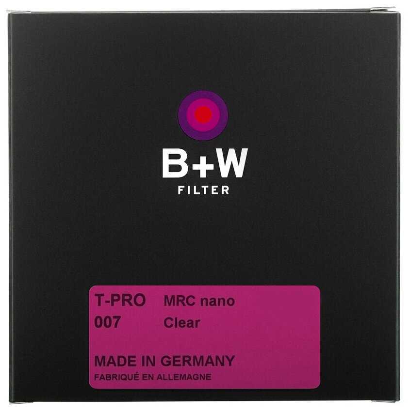 Светофильтр B+W T-Pro 007 Clear MRC nano (49 мм) фотография 3