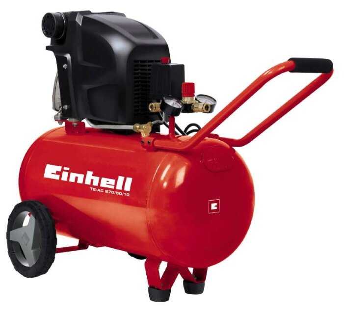Компрессор масляный Einhell TE-AC 270/50/10, 50 л, 1.8 кВт