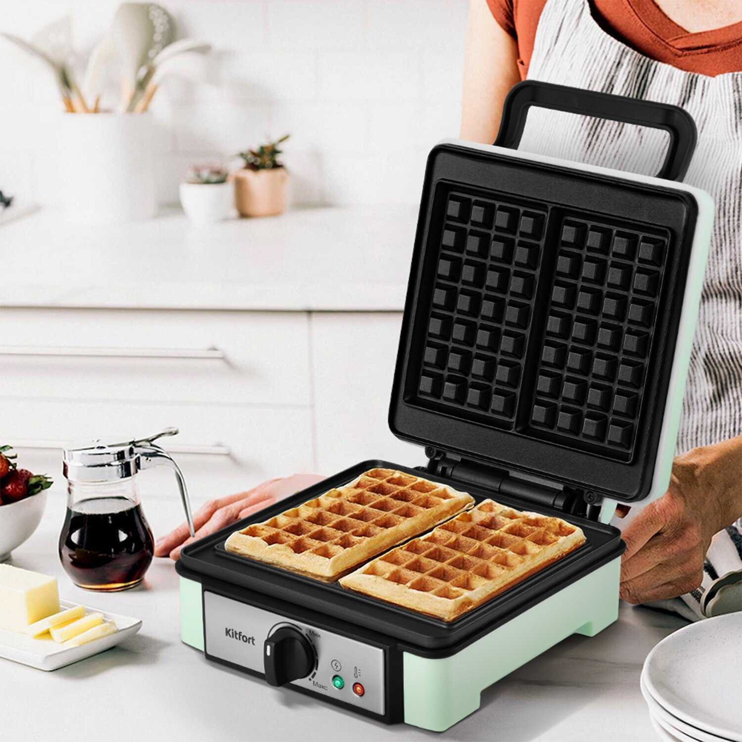 Вафельница Kitfort Вафельница (КТ-1693) фотография 1
