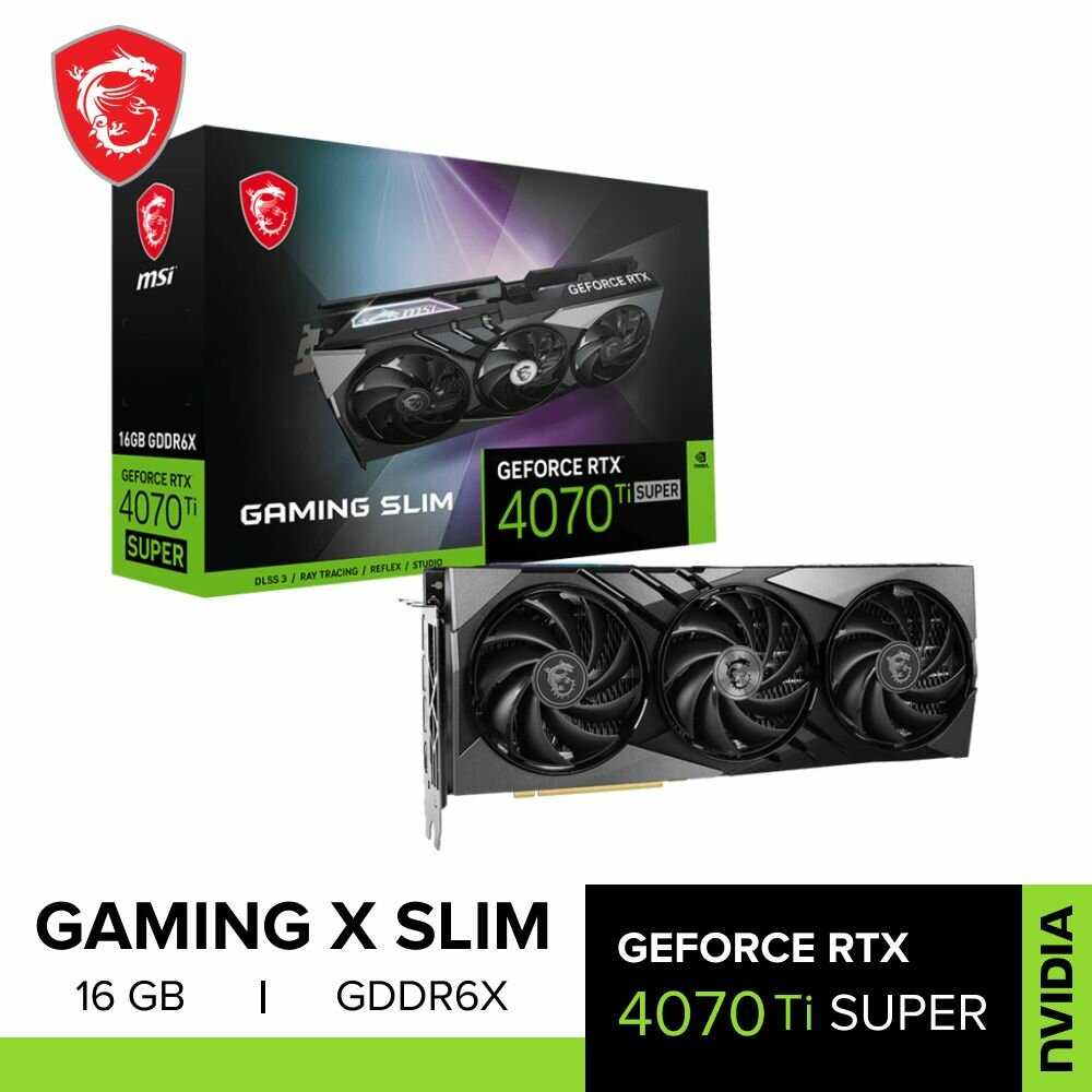 Видеокарта MSI GeForce RTX 4070 Ti SUPER GAMING X SLIM WHITE 16G фотография 6