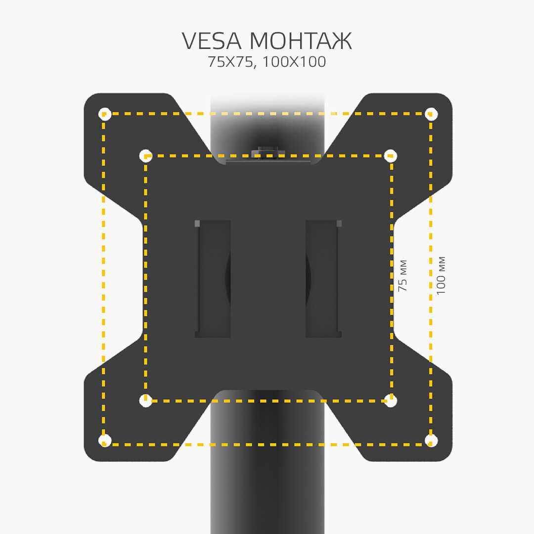 Кронштейн Harper Кронштейн двойной настольный Vesa (MII-28) фотография 2