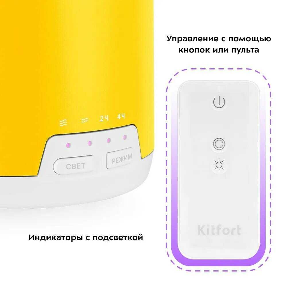 Увлажнитель-ароматизатор воздуха Kitfort КТ-2887-1 фотография 3