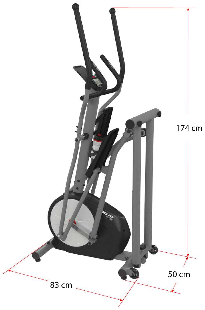 Складной эллиптический тренажер UNIXFIT SL-430E + набор для фитнеса фотография 1