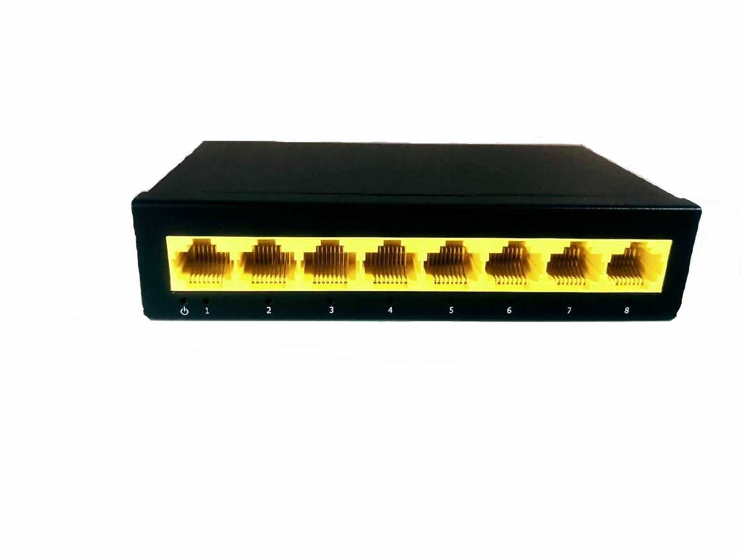Коммутатор ATIX AT-NS-8G 8 портовый гигабитный неуправляемый фотография 3