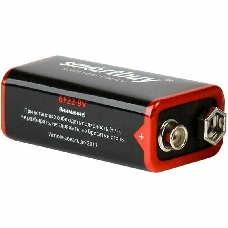 Батарейка SmartBuy 6F22 фотография 1