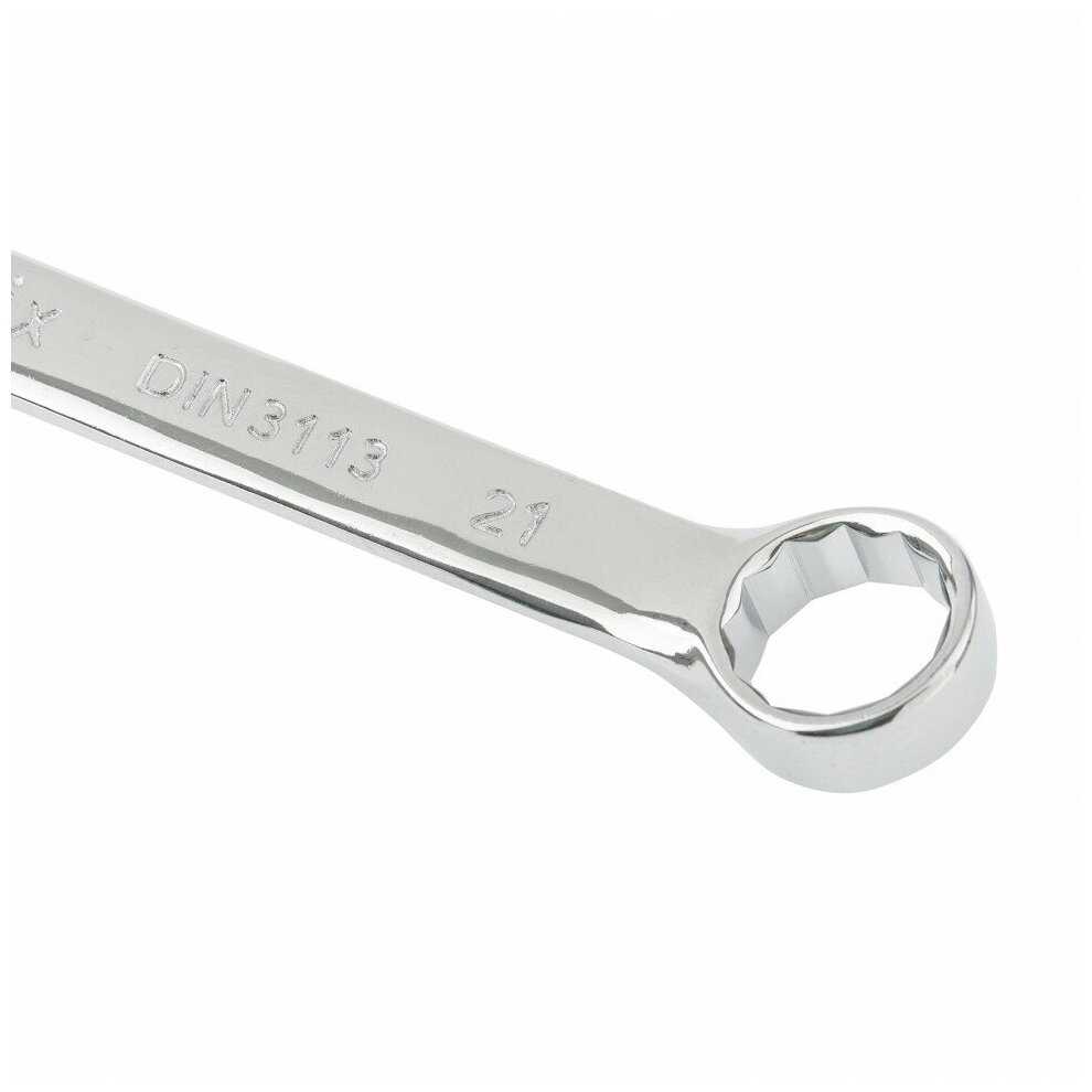 Ключ комбинированный Matrix 21 мм, CrV, полированный хром 15165 фотография 2