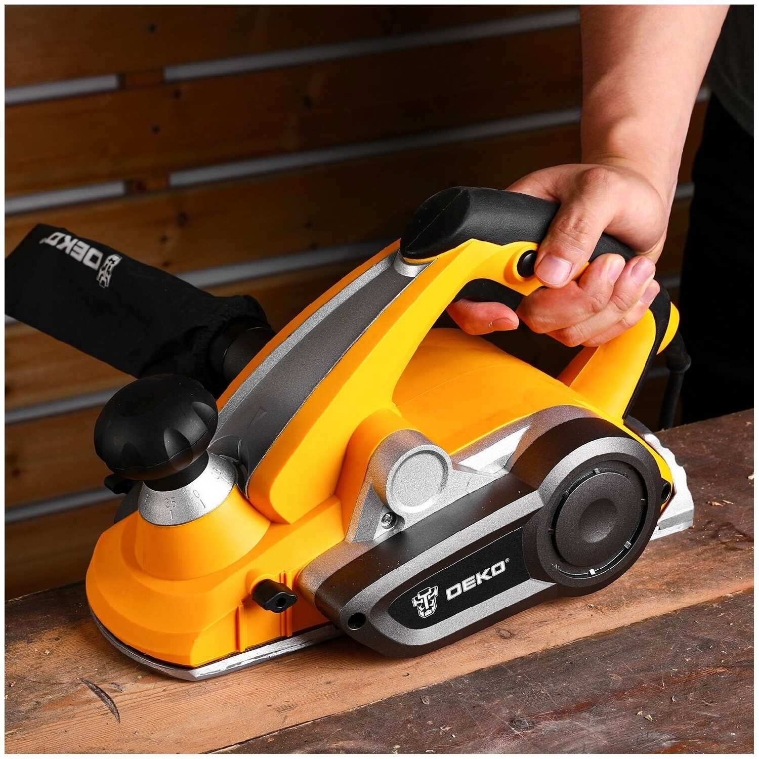 Аккумуляторный рубанок DEKO Рубанок (063-4337) фотография 8