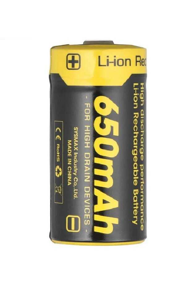 Аккумулятор NITECORE ICR 16340 (RCR123A)