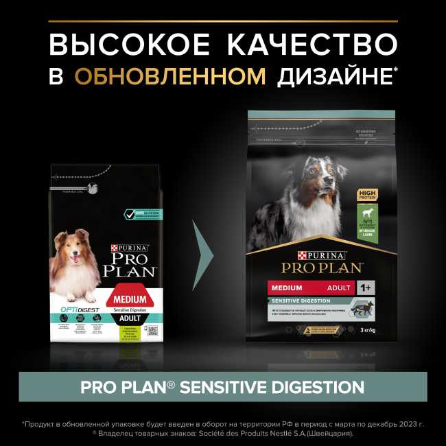 Корм для собак Pro Plan при чувствительном пищеварении (ягненок) фотография 5
