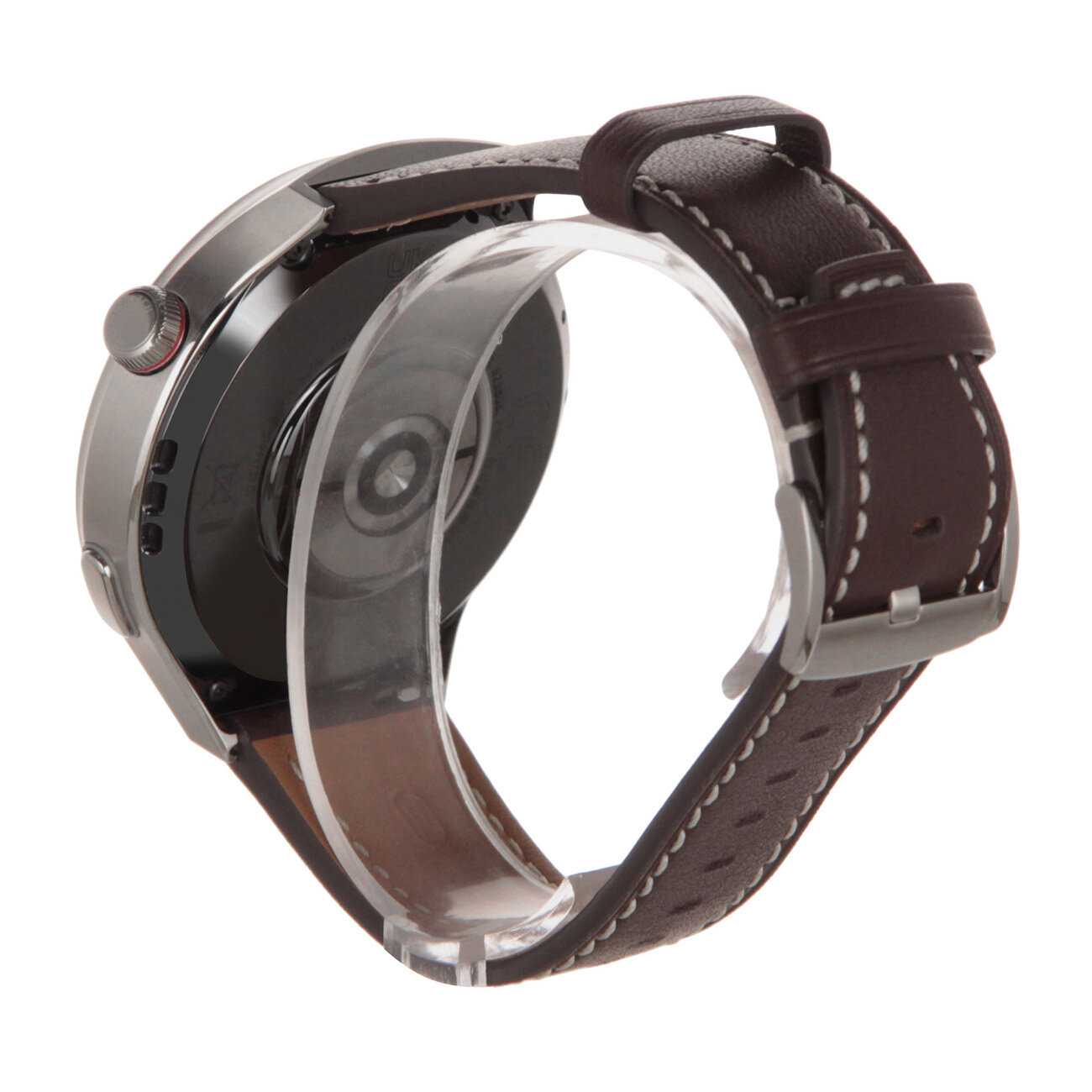 Смарт-часы HUAWEI Watch 4 Pro Titanium/Dark Brown Leather Strap фотография 9