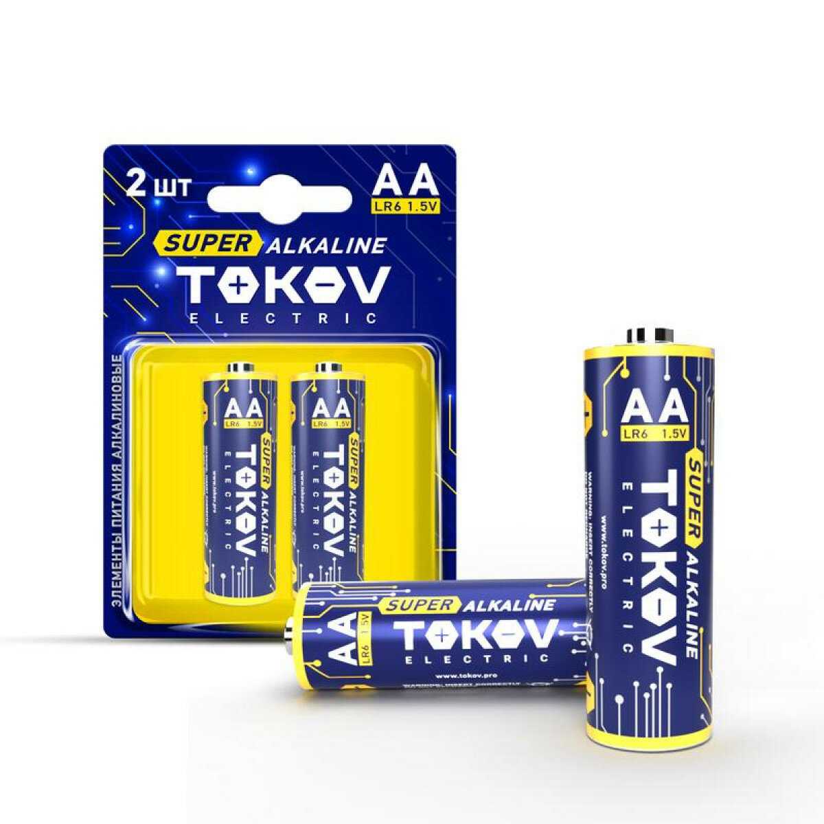 Элемент питания TOKOV ELECTRIC LR6/AA (TKE-ALS-LR6/B2) фотография 1
