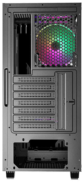 Корпус GameMax REVOLT без БП (ATX, Черн, USB3.0, Зак. стекло,1*120мм вент+контроллер) фотография 9