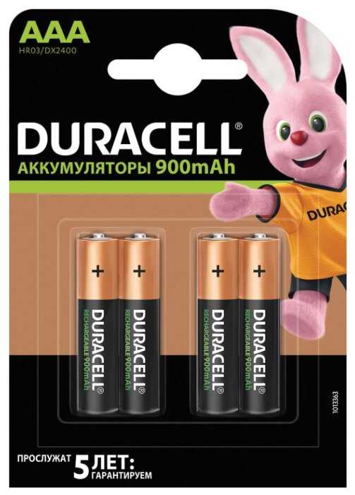Аккумулятор Ni-Mh 900 мА·ч 1.2 В Duracell Turbo AAA/HR03 фотография 1