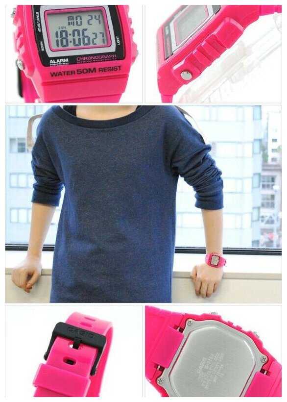 Японские наручные часы Casio Collection W-215H-4A фотография 1