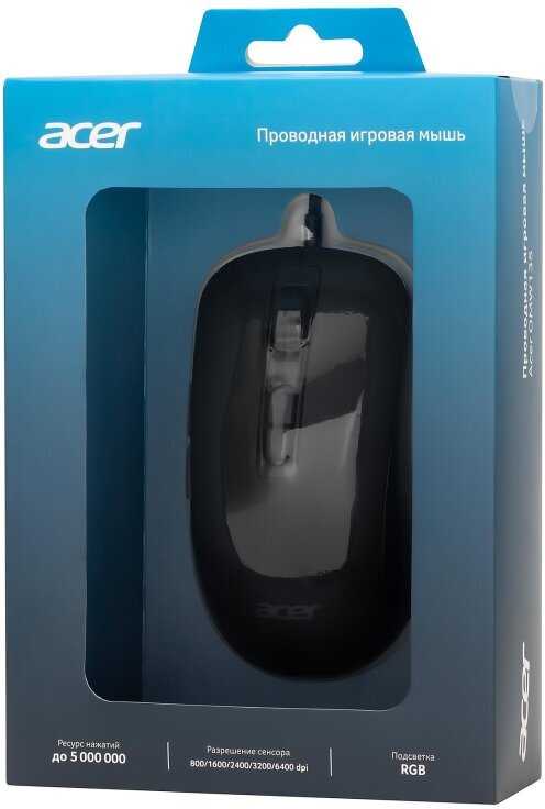 Комплект Мышь компьютерная Acer OMW135 (ZL. MCEEE.019) фотография 2