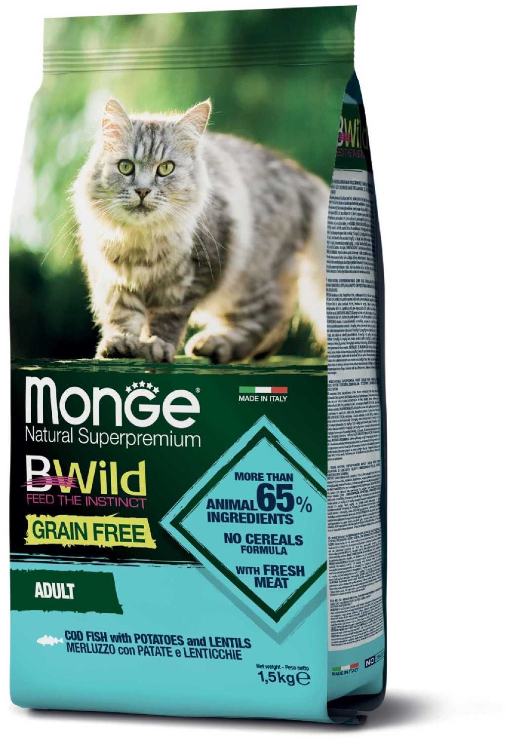 Корм для кошек Monge BWILD Feed the Instinct фотография 1
