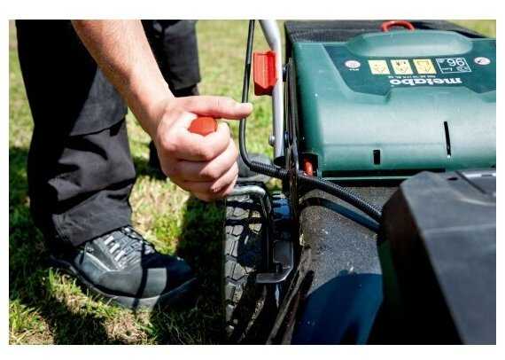 Аккумуляторная газонокосилка Metabo RM 36-18 LTX BL 46 (601606850) фотография 14