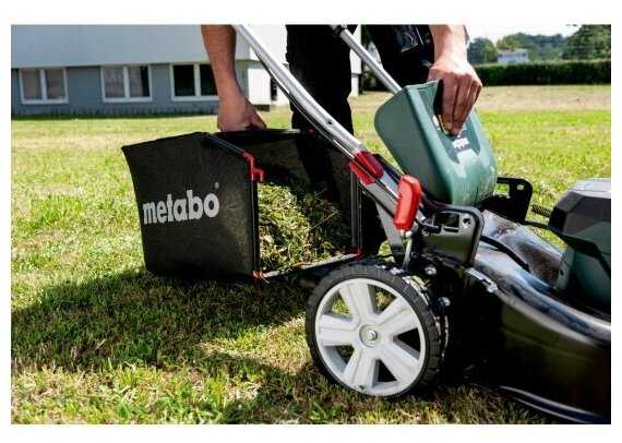 Аккумуляторная газонокосилка Metabo RM 36-18 LTX BL 46 (601606850) фотография 15