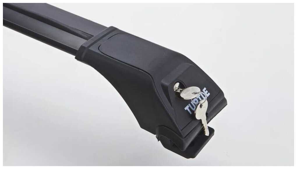Багажник на рейлинги Tourmaline V1 для VOLVO XC90 2014+ II черный фотография 3