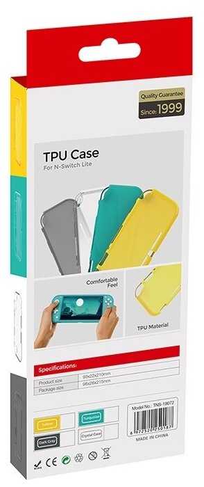 Dobe Защитный чехол Switch Lite Protective TPU Case для Nintendo Switch Lite (TNS-19072) фотография 1
