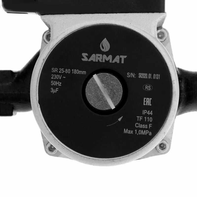 Насос циркуляционный SARMAT SR 25-80 (8 м, 5.7 м3/ч, 1