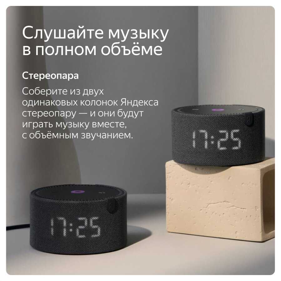 Портативная акустика Яндекс Новая Станция Мини фотография 15