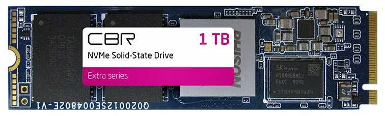 Твердотельный накопитель CBR Extra M.2 SSD-001TB-M.2-EX22