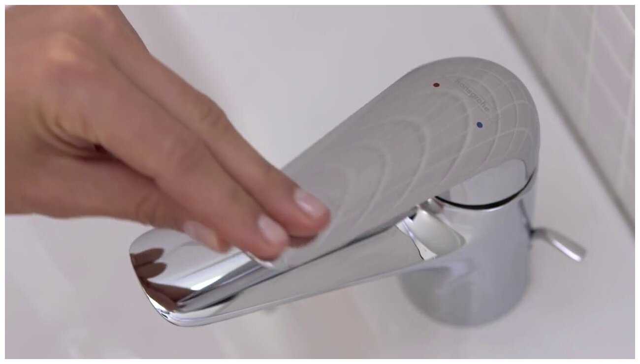 Смеситель для раковины (умывальника) hansgrohe Novus 71020000, рычажный фотография 7