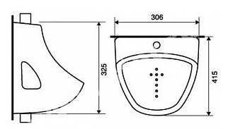 Писсуар подвесной Sanita Орион фотография 1