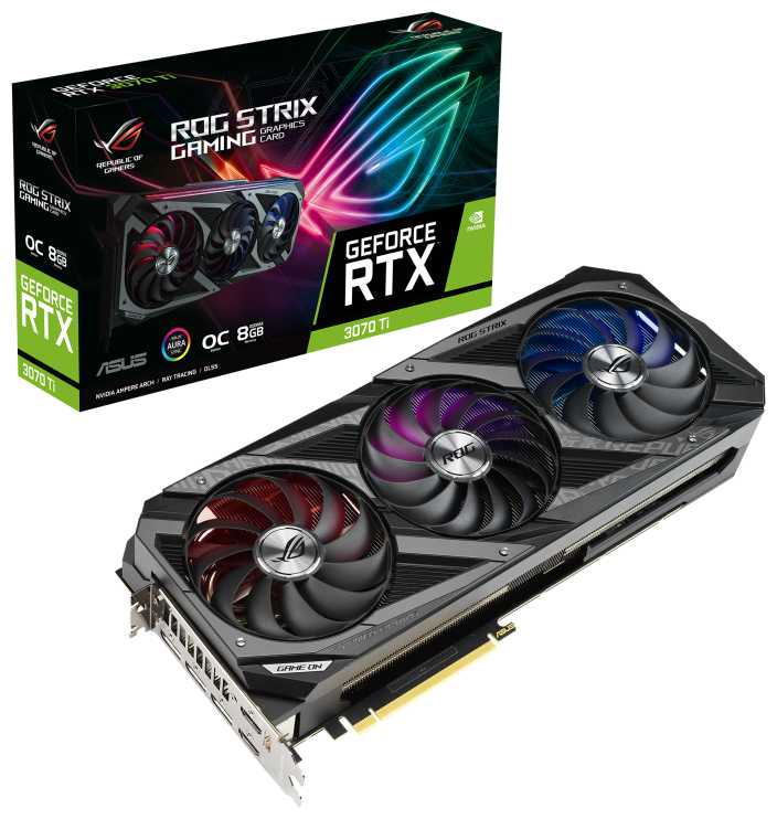 Видеокарта ASUS ROG Strix GeForce RTX 3070 Ti 8GB (ROG-STRIX-RTX3070TI-O8G-GAMING) фотография 12