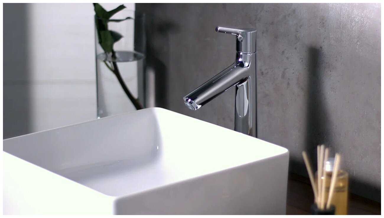 Смеситель для раковины (умывальника) hansgrohe Talis S 72031000, рычажный фотография 1