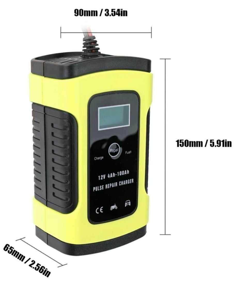 Зарядное устройство FOXSUR Зарядное устройство для автомобильного аккумулятора (12V-5А) фотография 15