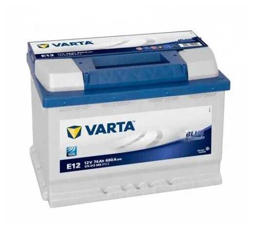 Автомобильный аккумулятор VARTA Blue Dynamic E12 (574 013 068) фотография 1
