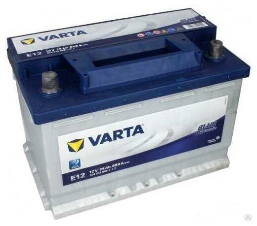 Автомобильный аккумулятор VARTA Blue Dynamic E12 (574 013 068) фотография 2